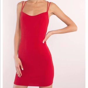Tobi Red Mini Dress